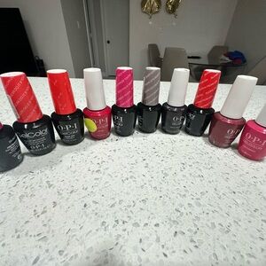 OPI GelColor Assorted Red and Pink Nail Polish Set